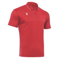 Draco Hero Polo RED/WHT M Poloskjorte i elastisk stoff