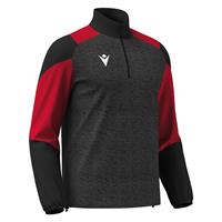Cuzco Training 1/4 Zip Top BLK/RED 3XS Teknisk treningsgenser - Unisex