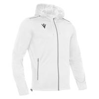 Freyr Hoody Full Zip Top WHT M Overtrekksjakke - Unisex